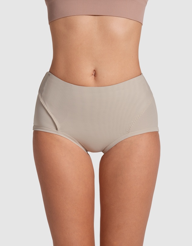 Leonisa - Firm Compression Adjustable Postpartum Belly Wrap Brief