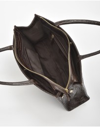 Cobb & Co - Arlie Leather Croc Tote