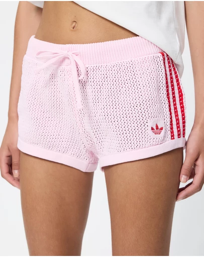 adidas Originals - Knitted Crochet Shorts