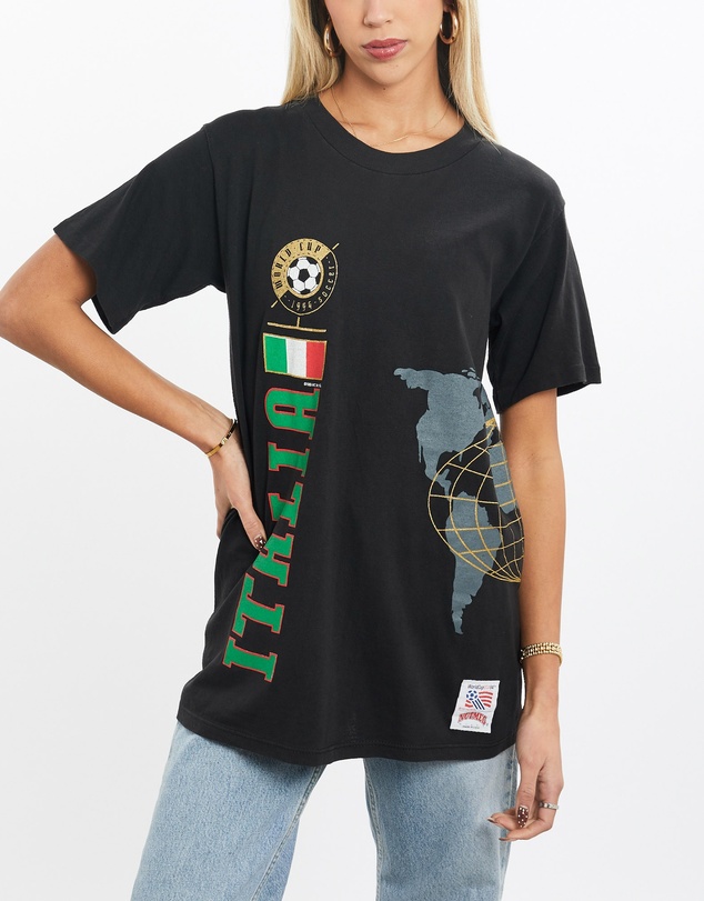 Vintage by The Real Deal - Pre Loved - Vintage 1994 USA FIFA World Cup 'Italy' Tee