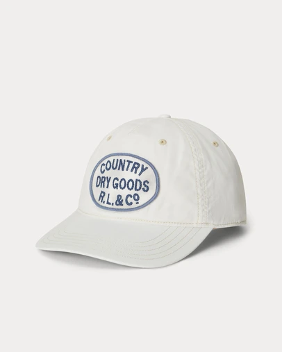 Polo Ralph Lauren - Embroidered-Patch Herringbone Cap