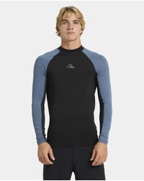 Quiksilver - Mens Everyday Heat Panel Long Sleeve Rash Vest