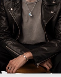 Nialaya Jewellery - Men's Simplicity Bangle