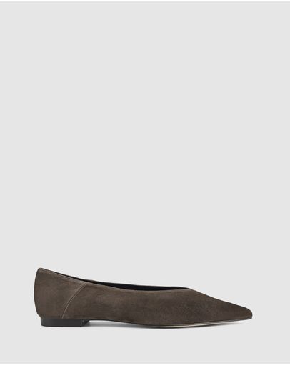 Chocolate Brown Suede