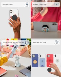 PopSockets - PopWallet+ MagSafe Phone Wallet & Grip