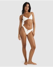 RVCA - Rose Bud Medium French Bikini Bottoms