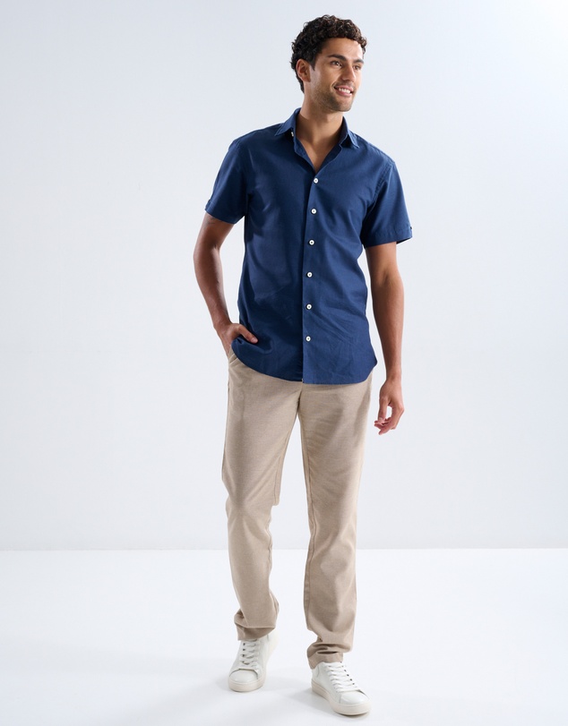 3 Wise Men - 3 Wise Men Seaglass Linen Short Sleeve Shirt