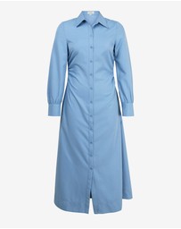 Forcast - Lune Ruched Shirt Dress