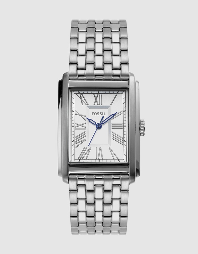 Fossil - Carraway Silver Tone Analogue Watch
