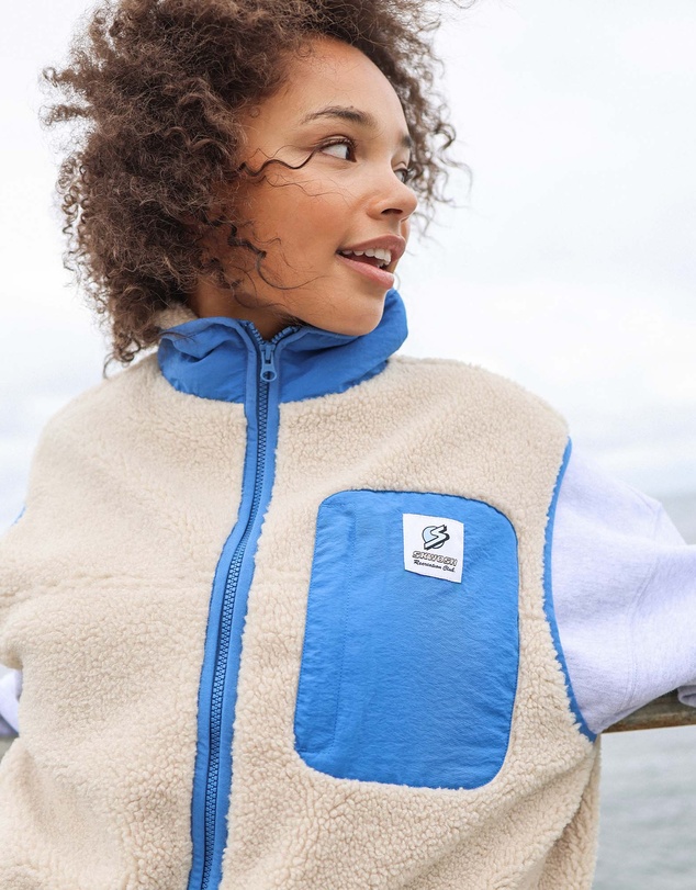 Skwosh - Skwosh Sherpa Vest in Natural
