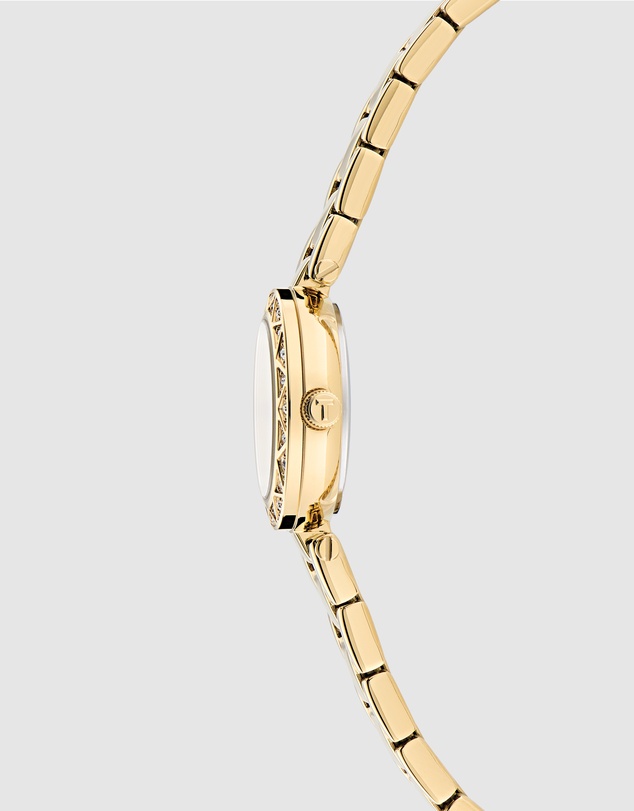 Ted Baker - Jolyye Crystal 24mm Gold-Tone Bracelet Watch