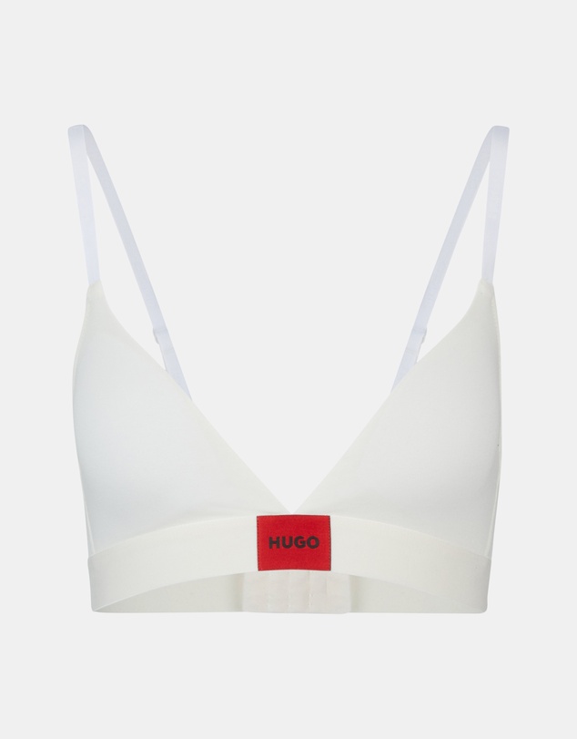 HUGO - Triangle Logo Stretch Cotton Bra