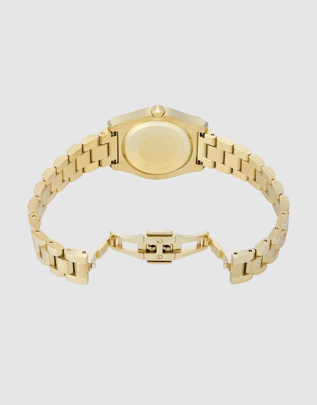 Emporio Armani - Gold Tone Analogue Watch