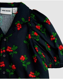 Mini Rodini - Lingonberries All Over Print Woven Blouse - Babies-Kids
