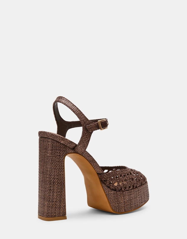 Steve Madden - Lexie-Raff Brown Heels