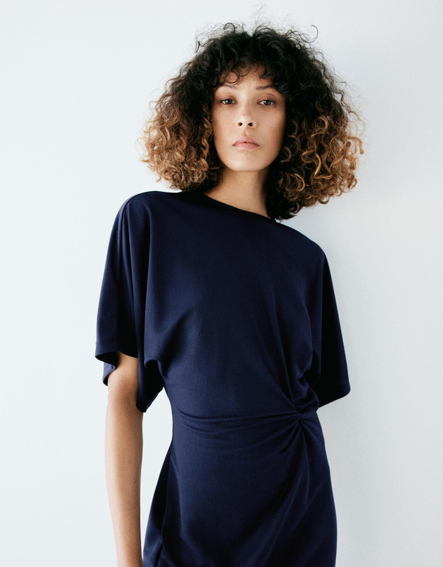 M.N.G - Knit Dress with Knot Detail