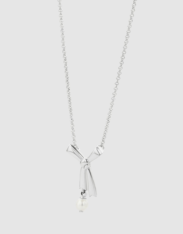 Karen Walker - Pearl Bow Necklace 45cm
