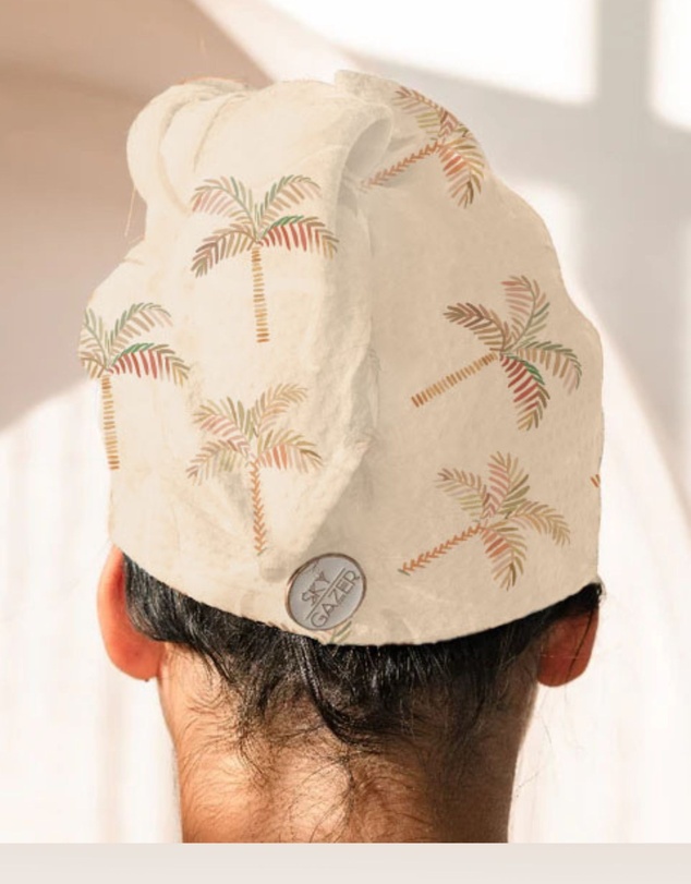 Sky Gazer - Quick Dry Hair Wrap- Mooloolaba