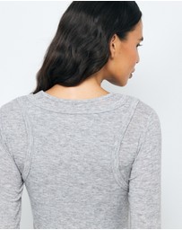 AERE - Tara Layered Jersey Top