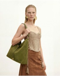 JW PEI - Aria Faux Suede Shoulder Bag
