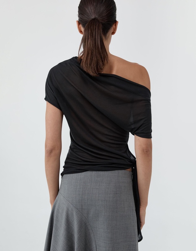 St. Agni - Fine Jersey Off Shoulder Top