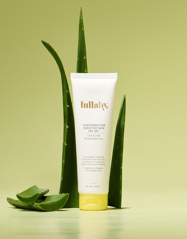 Lullaby Skincare - Sensitive Skin Sunscreen SPF50+ Family Pack 3 x 140g