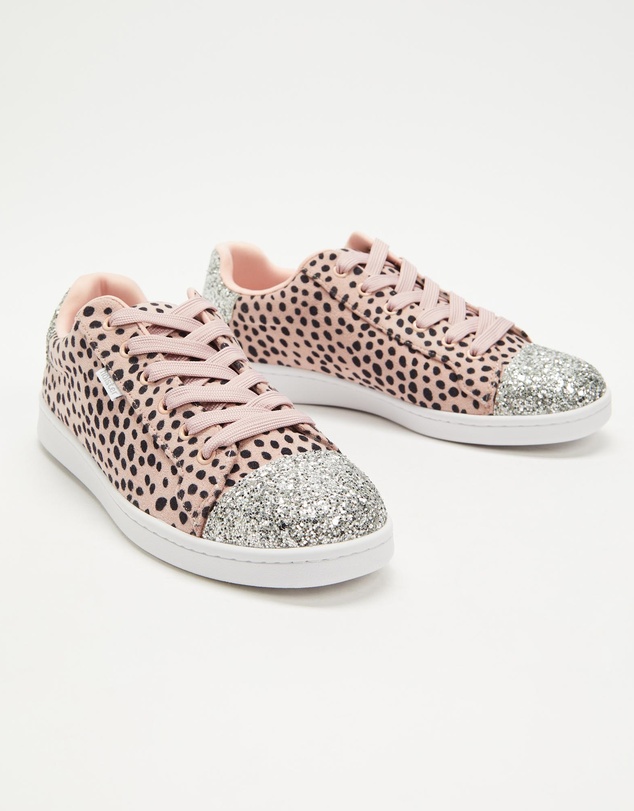 Holster - Stardust Glitter Sneakers - Blush Cheetah - Women's
