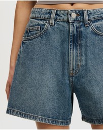 Cotton On - High 90s Denim Shorts