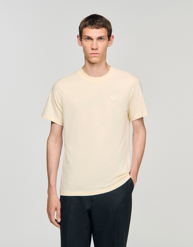Sandro - Single Coeur Tee Shirt