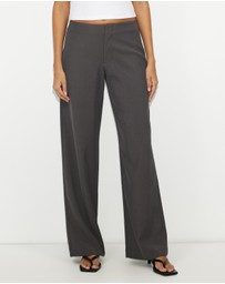 Dazie - Glow Up Low Rise Tailored Pants