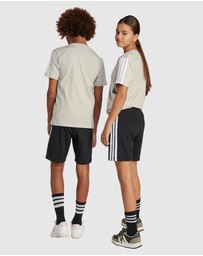 adidas Sportswear - 3-Stripe Essentials Shorts - Kids-Teens
