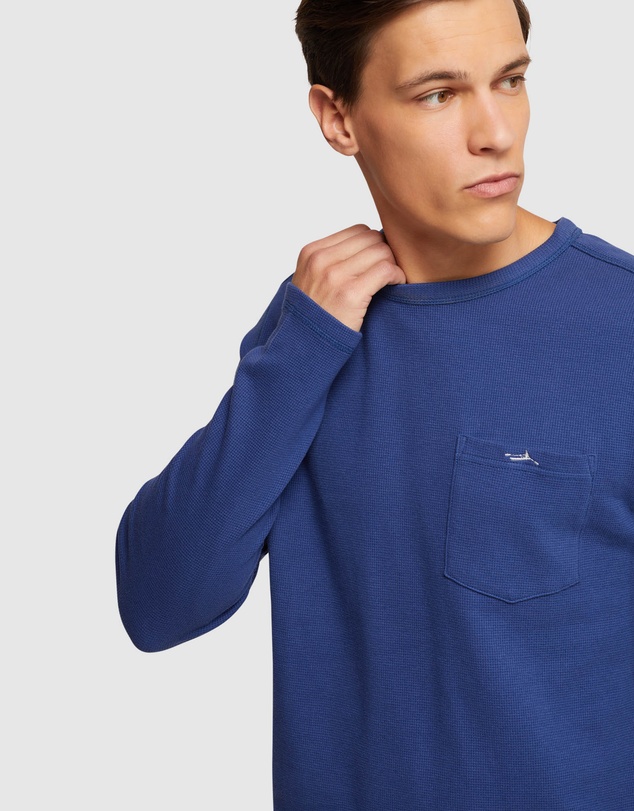 Oxford - Albert Waffle Long Sleeve Tee