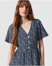& Other Stories - V-Neck Midi Dress