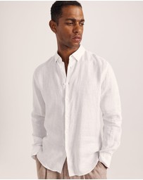 SABA - Anderson Long Sleeve Classic Linen Shirt