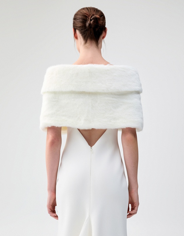 Unreal Fur - Champagne Wrap