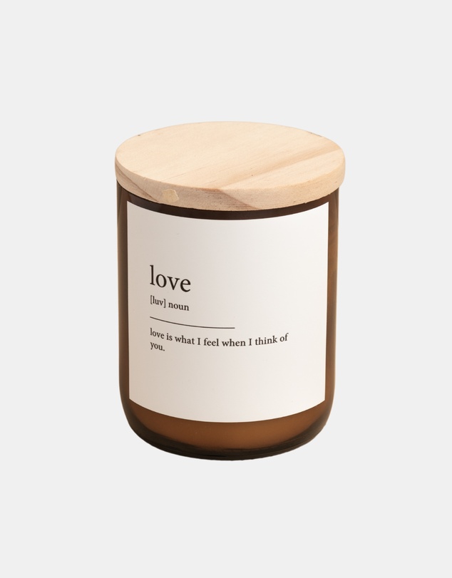 The Commonfolk Collective - Love ~ Dictionary Meaning Candle