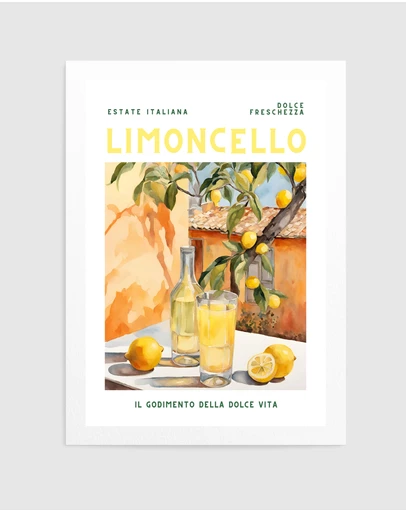 Olive et Oriel - Limoncello by Ohkimiko Art Print