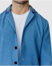 Justin Cassin - Hemming Woven Coat
