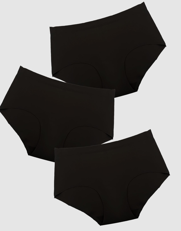 B Free Intimate Apparel - Invisible Panty Lines Brief - 3 Pack
