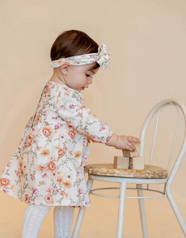 Bebe by Minihaha - Emmy Organic Overlay Dress - Babies