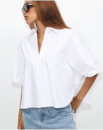Dazie - Harbour Cotton Oversized Shirt