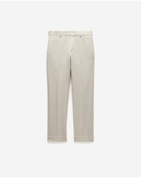 Calibre - Slim Textured Wool Pants Neutral
