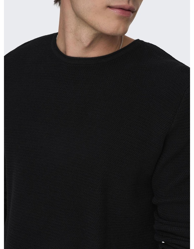 Only & Sons - Eric Structured Knit Pullover