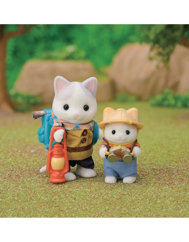 Sylvanian Families - Exciting Exploration Set Latte Cat Brother and Baby