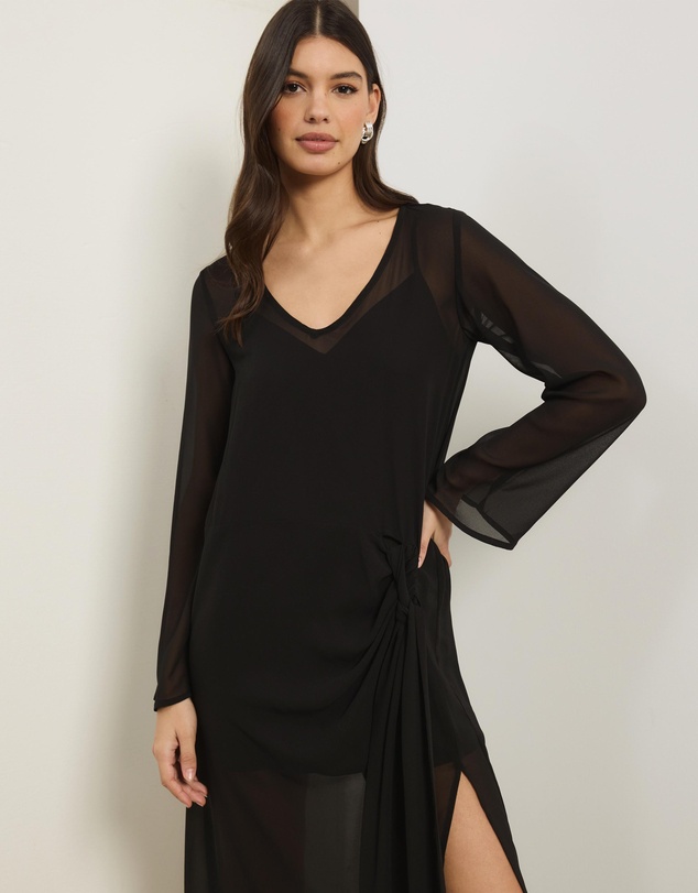 Atmos&Here - Hazel Long Sleeve Maxi Dress
