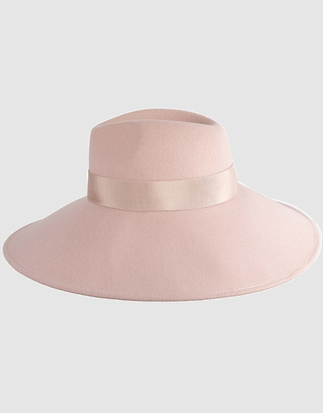 Max Alexander - Wide Brim Pink Winter Hat