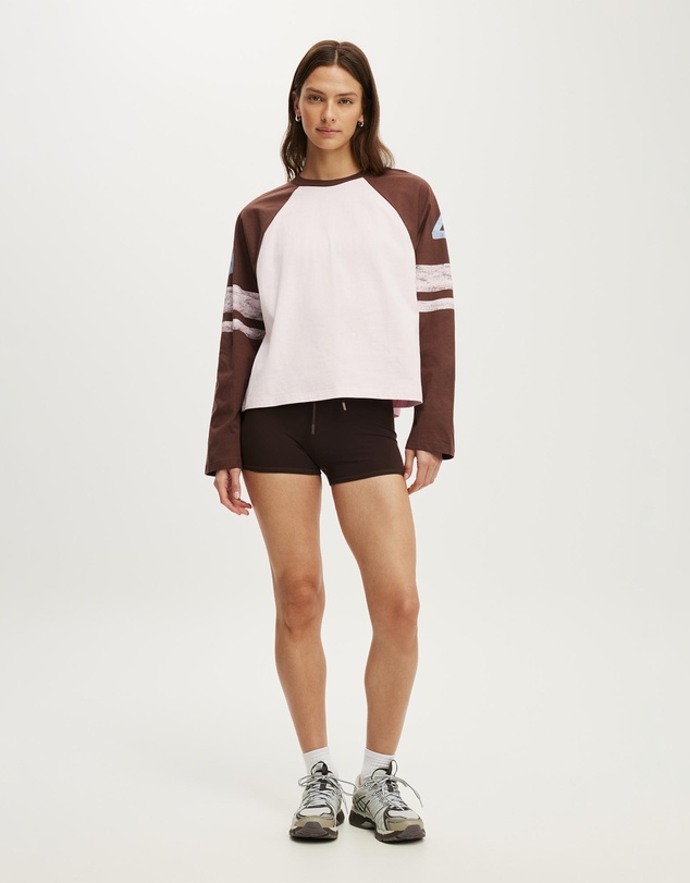 Cotton On Body Active - Active Graphic Raglan Tee