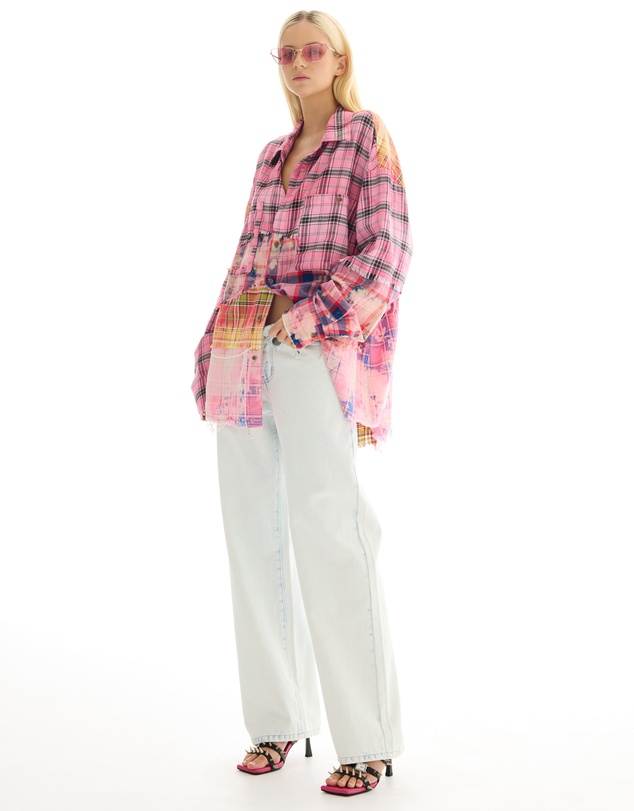THE TALES - The Tales Reworked And Destroyed Check Shirt