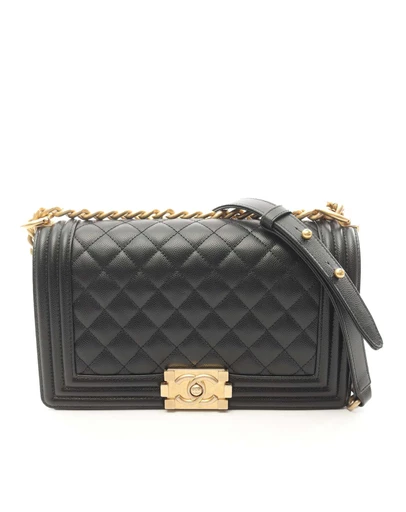 Pre-Loved by Azura Reborn - Pre-Loved Medium Quilted Caviar Boy Flap