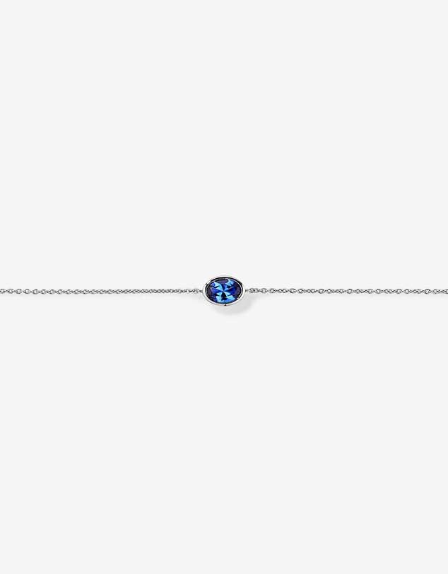 Michael Hill - Created Blue Sapphire Bracelet in 10kt Yellow Gold